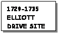 Text Box: 1729-1735 ELLIOTT DRIVE SITE
